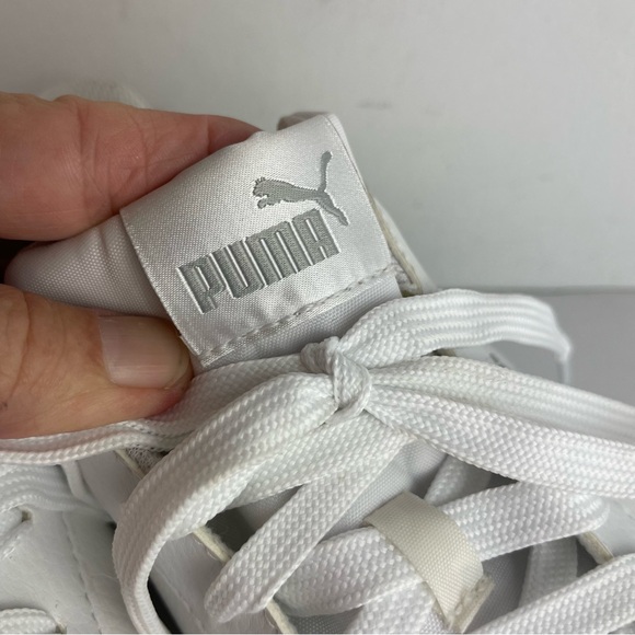 Puma SoftFoot NWOT White Leathers Sneakers - Picture 5 of 9